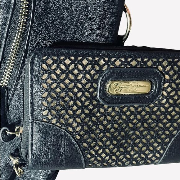 Jessica Simpson Shoulder Bag amd Matching Wallet *SET* - Picture 3 of 9
